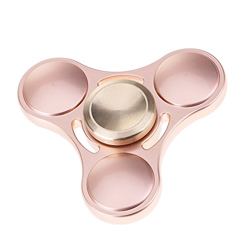 GGG Alien Alloy Fidget Tri Hand Spinner Durable Stress Reducer EDC Kids Adults Toy for Fidgeters ADHD Anxiety Autism Quitting Bad Habits Staying Awake-Rose Gold GGG Alien Alloy Fidget Tri Hand Spinner Durable Stress Reducer EDC Kids Adults Toy for Fidgeters ADHD Anxiety Autism Quitting Bad Habits Staying Awake-Rose Gold