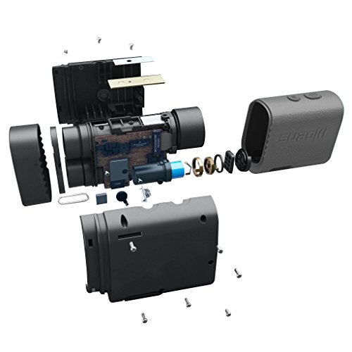 SUAOKI 600m PF3 Laser Golf Entfernungsmesser, Laser Golf Rangefinder Rangefinder mit Tasche( Grau und Türkis) - 3