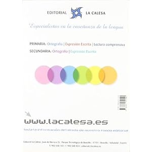 Expresión Escrita 1. La Calesa. Colección Escribo. - 9788481051544