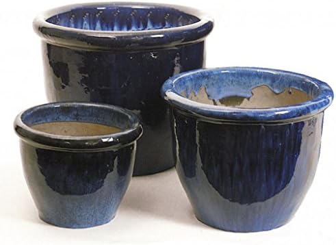 Green Path Amelia Flower Pot Blue