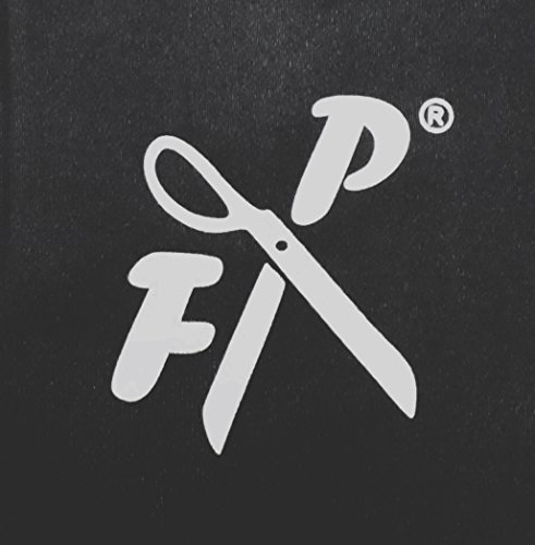 Friseurumhang FP SALON m. Hakenverschluss, stufenlos einstellbar – Farbe nach Wahl (schwarz) - 8