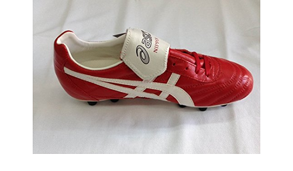 red asics boots