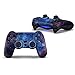 Produktbild Morbuy Design PS4 Schutzfolie Skin Sticker Aufkleber Set styling für Sony Playstation 4 Controller X 1 ( Auch PS4 Slim & PS4 Pro ) (Sky Deep Blue)