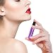 Perfume Bottles (5ml, 4pcs), JTDEAL Travel Refillable Perfume Atomizer Spray Bottle, Fragrance Empty Bottle With Window, Fits In Your Purse, Pocket or Luggage (Metalic - Black, golden, Purple, Pink )