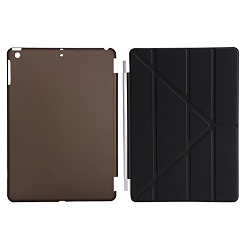 Dongke iPad 9.7 2017 Hülle,Smart Cover mit Auto aufwachen / Schlaf Funktion und Stanfunktion für Neue Apple 9.7″ iPad 2017 (Schwarz) - 3
