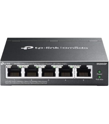TP-Link 5-PORT GIGABIT DESKTOP SWITCH WITH 4-PORT POE+: Buy Online