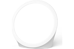 JOLTIX Tageslichtlampe 10000 Lux Sonnenlicht mit 3 Lichtfarben, 6 Timern, 5 einstellbaren Lichtintensitäten und Memoryfunktion, Sonnenlampe UV-frei für schreibtisch