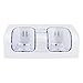 Produktbild PROUS LU01 Dual Wii Ladestation Fernbedienung Ladegerät Docking Station mit 2 Akkus & LED Licht für Wii Fernbedienung
