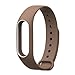 Produktbild Hunpta Original Silikon Handgelenk Armband Wrist Strap Wrist Band Bracelet Ersatz für XIAOMI MI Band 2 (Kaffee)