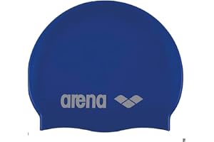 arena Klassisk silikonsimmössa unisex, simmössa för kvinnor och män, simmössa med förstärkt kant, mjuk och hållbar mössa