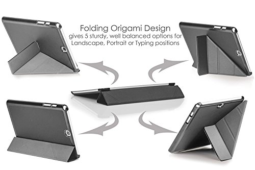Forefront Cases® Neue Hülle Tasche Case Cover für Samsung Galaxy Tab E 9.6 T560 (Juli 2015) – Ultra Schlank Superleicht Ständer mit Rundum-Geräteschutz – inkl. Eingabestift und Displayschutz - 3