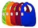 BEST Baby Bibs Waterproof with Snaps for Girls & Boys (5 Pack) - Waterproof Teething Dribble Baby Bibs Set - Perfect For Baby Gifts Basket NewBorn By CHARIS KID