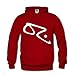 Produktbild Hoodie Kapuzenpulli OZ Hamburg Graffiti Sprayer S-3XL TOP QUALITÄT! (XXXL, Rot)