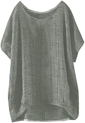 Women's Plain Short Sleeve Tee Loose Blouse