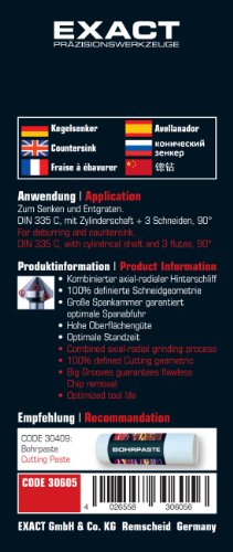 Exact 30601 Kegelsenker HSS 90° DIN 335C Made in Germany - 2