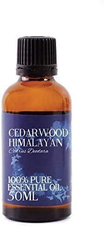 Cedarwood Himalayan Essential Oil 50ml Pure & Natural | Cedrus deodara | Deep Woody Aromatherapy & Diffuser Oil | Rich Grounding Forest Aroma