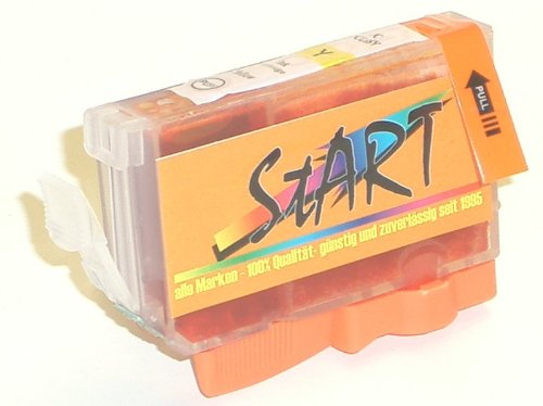 Start-Europe – 1 Satz = 5 kompatible CHIP Patronen – Black (groß + klein), Cyan, Magenta, Yellow – Druckerpatronen fuer Canon Pixma IP 3300 3500 4200 4300 4500 5200 5300 6600 MP 500 510 520 530 600 610 800 810 830 950 960 970 MX 700 850 iX4000 iX5000 Pro9000 – Sofortiges Einsetzen der Tintenpatrone ohne Adapter – kein Chipumbau wie bei den Orginalpatronen – 100% Füllstandsanzeige – Top Tinte – Qualitäts Ersatzpatrone - 6