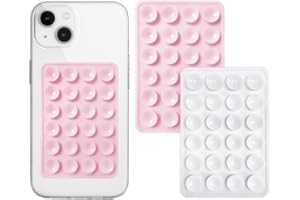 Frogetu 2Pcs Support Ventouse Telephone,Ventouse iphone Silicone Adhésif,Coque Ventouse,Support Telephone Ventouse,Ventouse Telephone Portable,Octobuddy