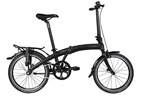 Preisvergleich Produktbild Dahon Mu Uno Fahrrad, faltbar, Schwarz matt