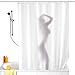 Produktbild Mture Duschvorhang Anti-Schimmel Anti-Bakteriell, Waschbar, Shower Curtain Water-Repellent Fabric PEVA mit 12 Duschvorhangringen 180 x 200 cm