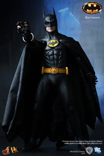 Hot Toys Batman 1989 Movie Masterpiece Deluxe Collectors 1/6 Scale Action Figure Batman Michael Keaton
