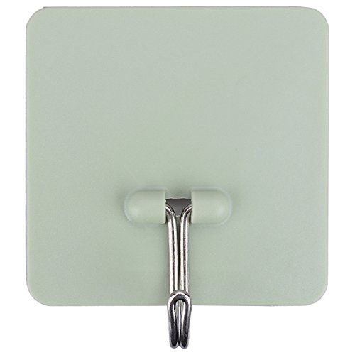 tankerstreet 4 Klebehaken Robuste für Kleidung über Tür (10 kg max.), Sticky Wandhaken für hängende Extra Stark, Badezimmer Küche Tür Kleiderbügel, Haken für Utensilien Geschirrtuch Selbstklebende, wiederverwendbar (Wasserdicht Mix Farben) - 3