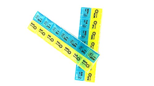 2 TIMES DAILY MEDICINE BOX , BEST PILL BOX ORGANIZER RS.171 (57.00% Off) - Amazon