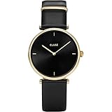 Cluse Damen Analog Quarz Uhr mit Leder Armband CL61006