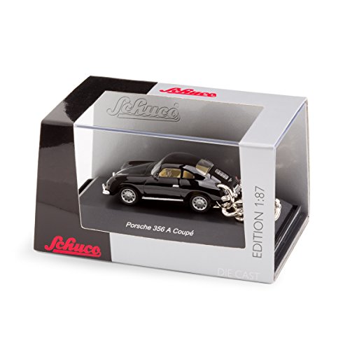 Schlüsselanhänger Porsche 356 A – das Kultauto im Maßstab 1:87 für die besonderen Schlüssel in einer Kunststoffvitrine - 3