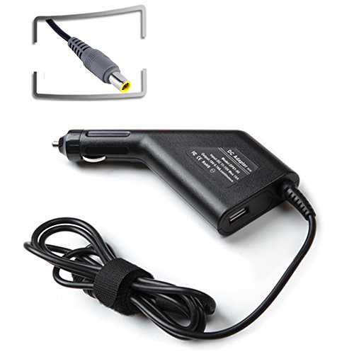 Helper? 20 V 4,5 A 90 W neuen Laptop KFZ-Ladegerät + Netzteil Cord für IBM/Lenovo ThinkPad Auto Ladegerät KFZ Adapter + USB Anschluss 5 V2.1 A
