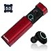 Produktbild LeaderPro Mini Bluetooth Kopfhörer in Ear Kabellos TWS 5.0 CVC 6.0 Stereo mit Mic Touch Steuerung 600mah Bluetooth Earbuds Ohrhörer für Android, iOS und PC mit Ladestation (Rot)