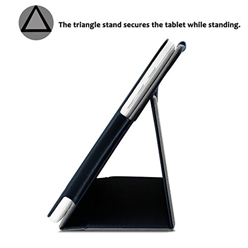 Artizlee 10 Zoll Tablet PC ATL-21 Hülle Case- Infiland Slim Fit Folio PU-lederne dünne Kunstleder Schutzhülle Cover Tasche für 10.1″ Android Tablet-PC Inklusive Artizlee 10 Zoll (10.1″) Tablet PC ATL-211024×600, WEW-1 10,1″ Zoll Pad Tablet PC, 2016 Newest DHL Metal Tablet PC ( Überprüfen Sie bitte die Details der kompatibelen Tablet-Modell-Liste in Produktbeschreibung)(Dunkleblau) - 6