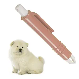 Anti Tick/Lice/Flea/Mite Remover/Picker/Tweezer for Healthy Care of Puppies/Dog/Cat/Kitten (Brown)