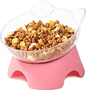 MILIFUN Raised Cat Food Bowls with Stand, Cat Dishes for Food or Water, Cat Tilted Bowl, Pet Dish with Stand