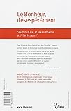 Image de Le bonheur, désespérément