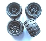 LEGO TECHNIC - 4 R�der mit 43,2x26 Ballonreifen mit Felge in schwarz f�r Technik - Sets - 56145 / 61481 - Lego