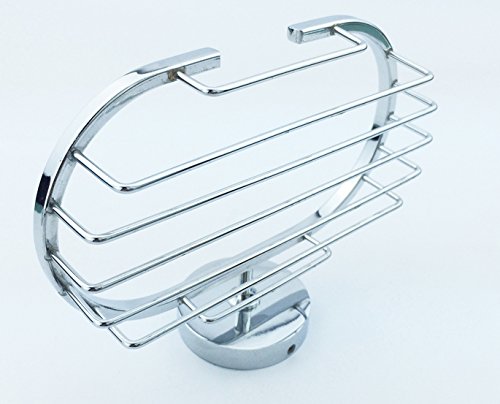GDrems Edelstahl Wandmontage Badezimmer Küche Seifenschale Edelstahl-Seifenhalter Für Badezimmer Dusche, Verchromt - 2