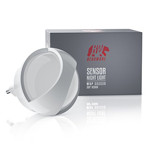 CSL – 360° LED Nachtlicht / Orientierungslicht | inkl. drehbaren 360° LED-Aufsatz | integrierter Helligkeits-/Dämmerungssensor | stromsparend | Euro-Stecker | Energieeffizienz-Klasse A+ - 4