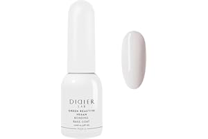 DIDIER LAB Green Reactive - Smalto Base Coat Vegano - Cruelty Free - Bonding Base Unghie - Smalto Non Tossico - Formula 25FREE - Smalto Trasparente Unghie - 10ml