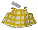 CRI CRI "Forest Tree Baum Wald Ostern Easter" baby girls top check (yellow/white)
