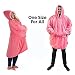 Produktbild Upupto Bequemer, übergroßer riesiger Blanket-Sweatshirt-Hoodie, Ultra-plüsch-blanke, wendbare Kapuzen-Bademantel-Hoodie mit Kapuze, one Size Fit All Adults Men Women Teens