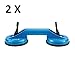 Produktbild 2 Stück Scheibenheber Glas-Gummisauger, 4x 115mm Tragkraft 70 kg Plattenheber