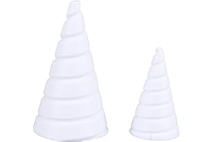 WIFEHELPER 2Pcs Fibonacci Coil Winding Jig, Electroculture Giardinaggio Rame Bobina Antenne Winding Jig, Giardinaggio Antenna Making Tool Pianta Stakes Wire Antenna Fixture (Grande e Piccolo)