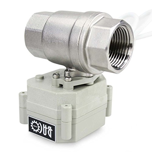 BACOENG AC110/230V 2 Wege 1″ Edelstahl Motorkugelhahn Elektrische Zonenventil mit Stecker NC - 5