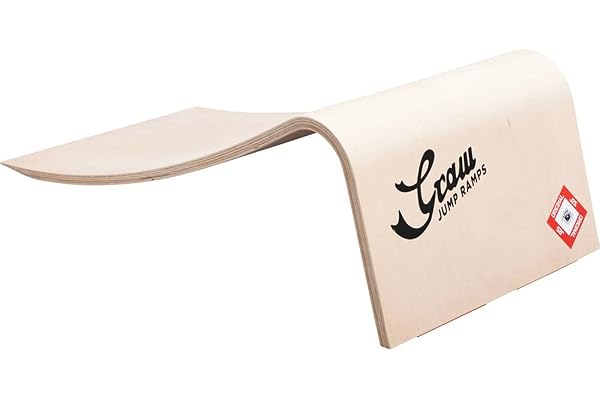 Graw Rampe de Saut (hêtre) Jeunesse Unisexe, Bois Naturel 85 x 50 x 25 cm