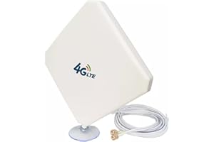 AIGITAL 35dBi Antenna 4G LTE SMA Maschio Omnidirezionale Dual MimoAntenne e amplificatori per router con 2m Cavo per GSM/3G/4G/5G LTE Router Tim Vodafone Cellulare Modem