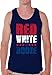 Produktbild pekatees rot weiß und Booze Herren Tank Top Vierte von Juli Party Tank Tops American Flagge - navy, size: Mittel