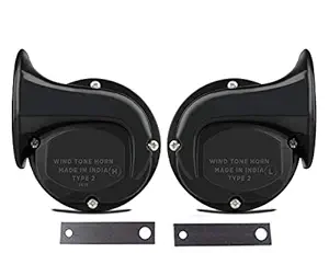 machlas Windtone Plastic and Iron 12V Horns for 2/3/4 Wheelers
