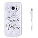 Produktbild Galaxy S7 HandyHülle,Grandoin® Marmo Motiv Ultra Dünn Weiche TPU Silikon Schutz Handy Hülle Handytasche HandyHülle Etui Schale Schutzhülle Case Cover für Samsung Galaxy S7 - Nicht anfassen