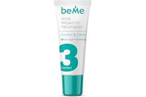 beMe Correct & Cover contra el acné - producto de doble acción para el tratamiento local del acné - seca y elimina los granos y oculta los defectos con el tono natural de la piel